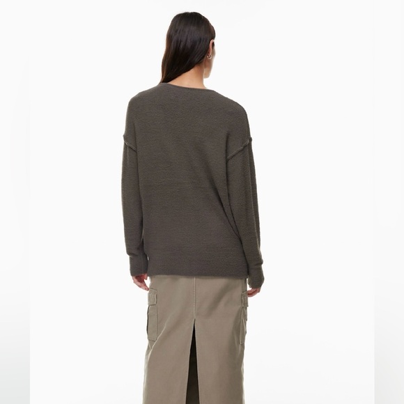 Wilfred Free Hush Knit V-Neck Sweater - Picture 6 of 7